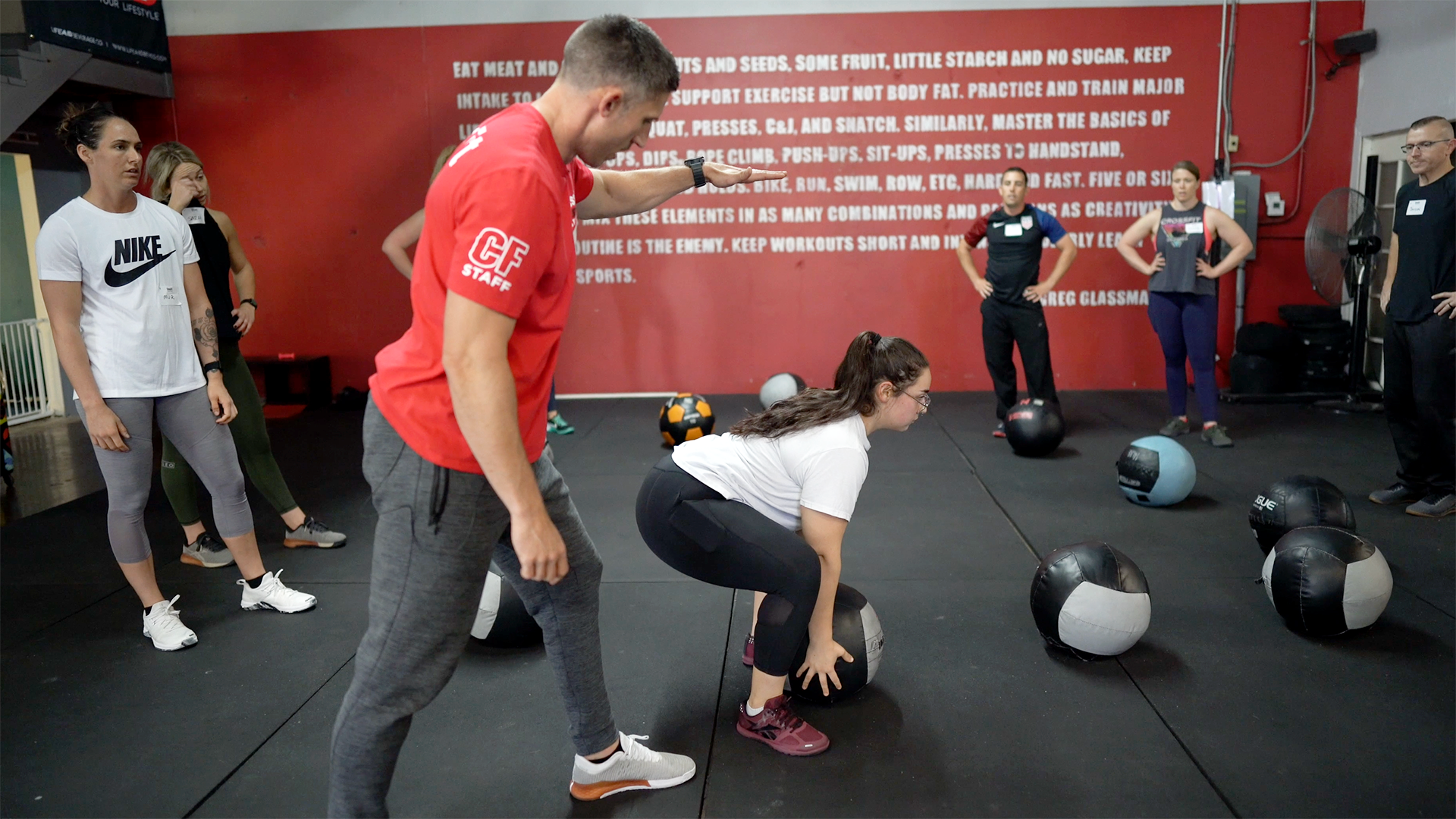CrossFit Hip Extension in the MedBall Clean