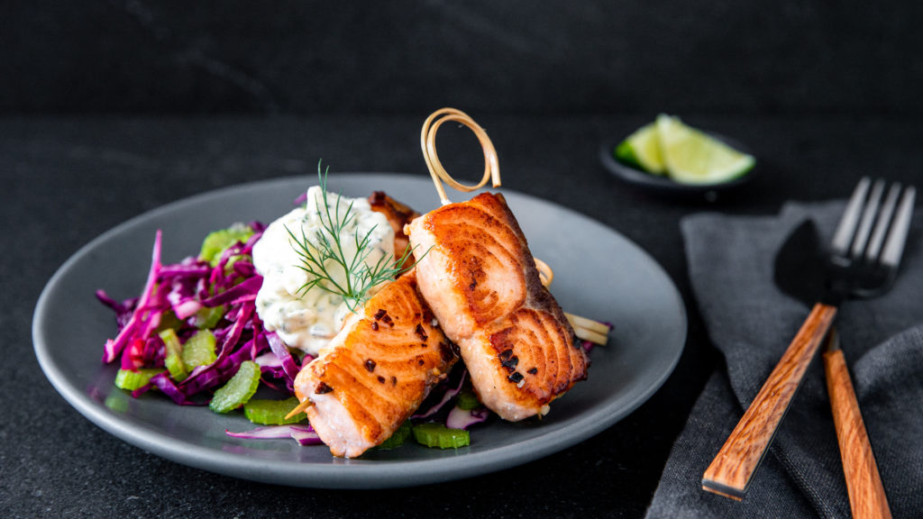 grilled salmon 
