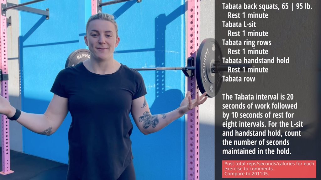 Tabata rowing workout crossfit clearance