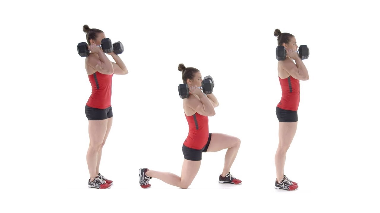 Dumbbell Lunges