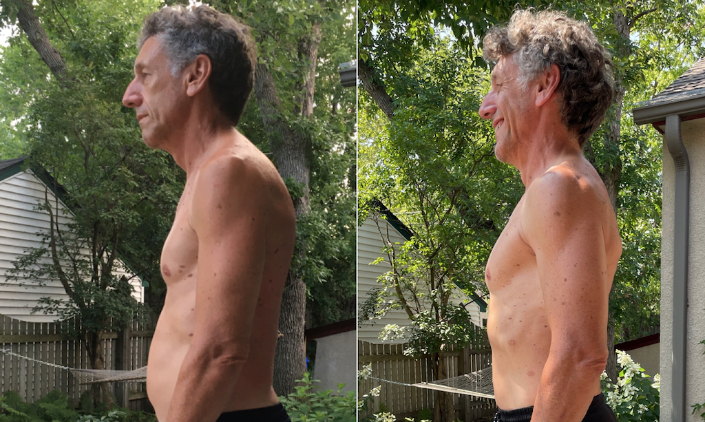 Bruce Jacobs before and after 2 years of CrossFit training