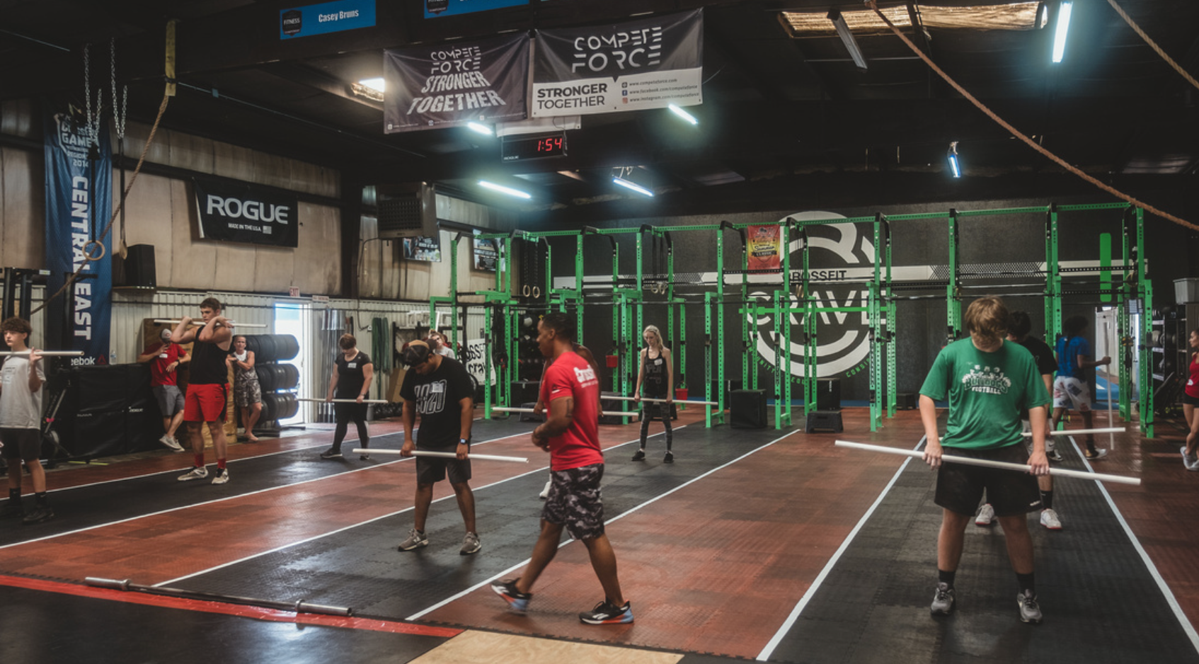 PVC demo at a Scholarship CrossFit Level 1