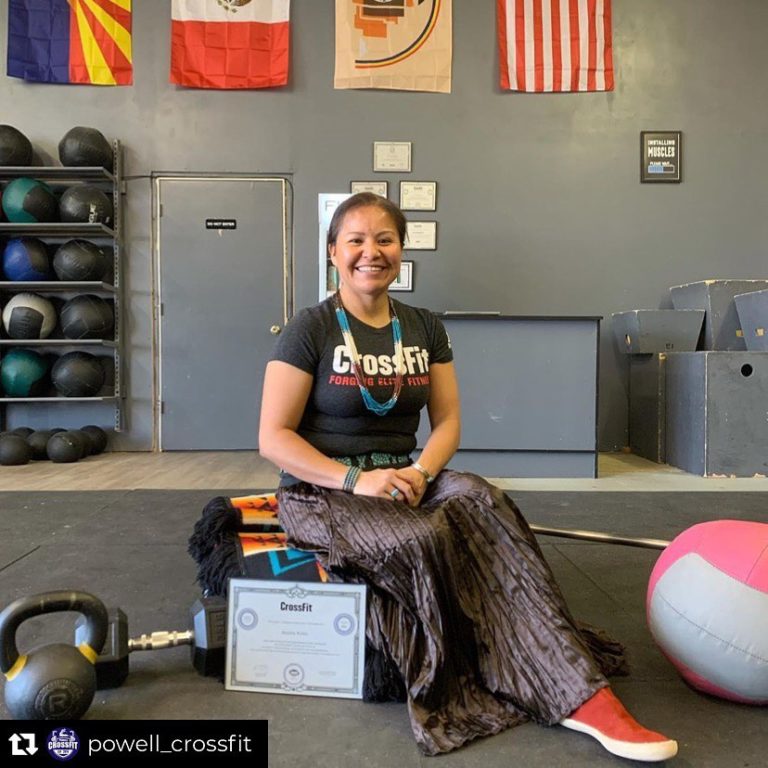 Alleia King and her CrossFit Level 1 Trainer Certificate 