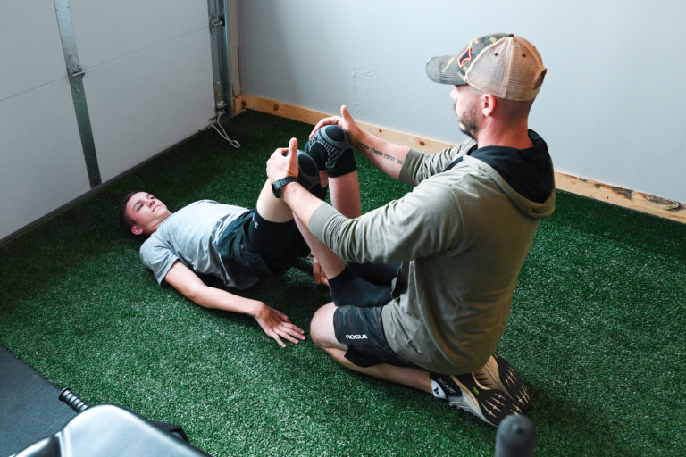 Joshua Nix trains Raycer Frank at Defiant Fitness.