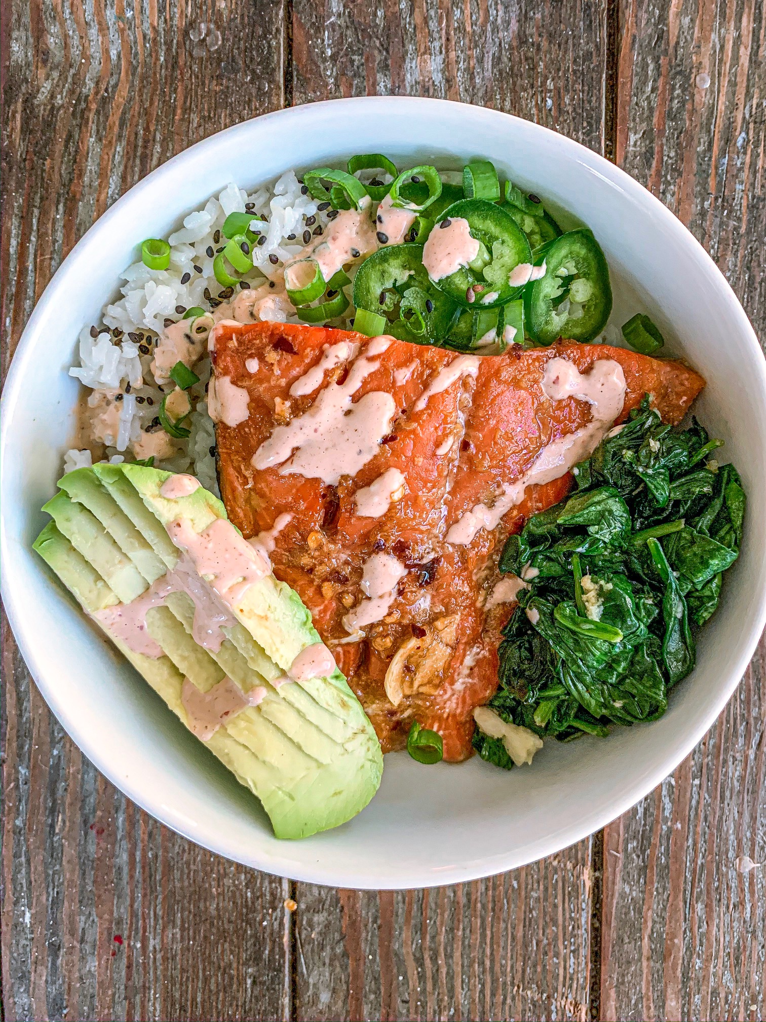 CrossFit Salmon Bowls With Coconut Rice