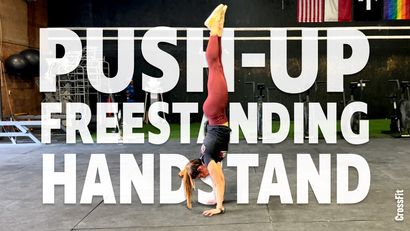CrossFit WOD Demo PushUp, Freestanding Handstand
