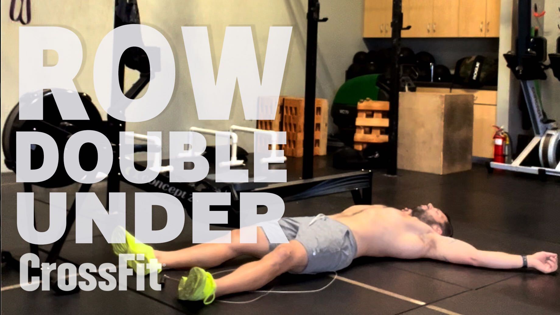 CrossFit WOD Demo Row, DoubleUnder
