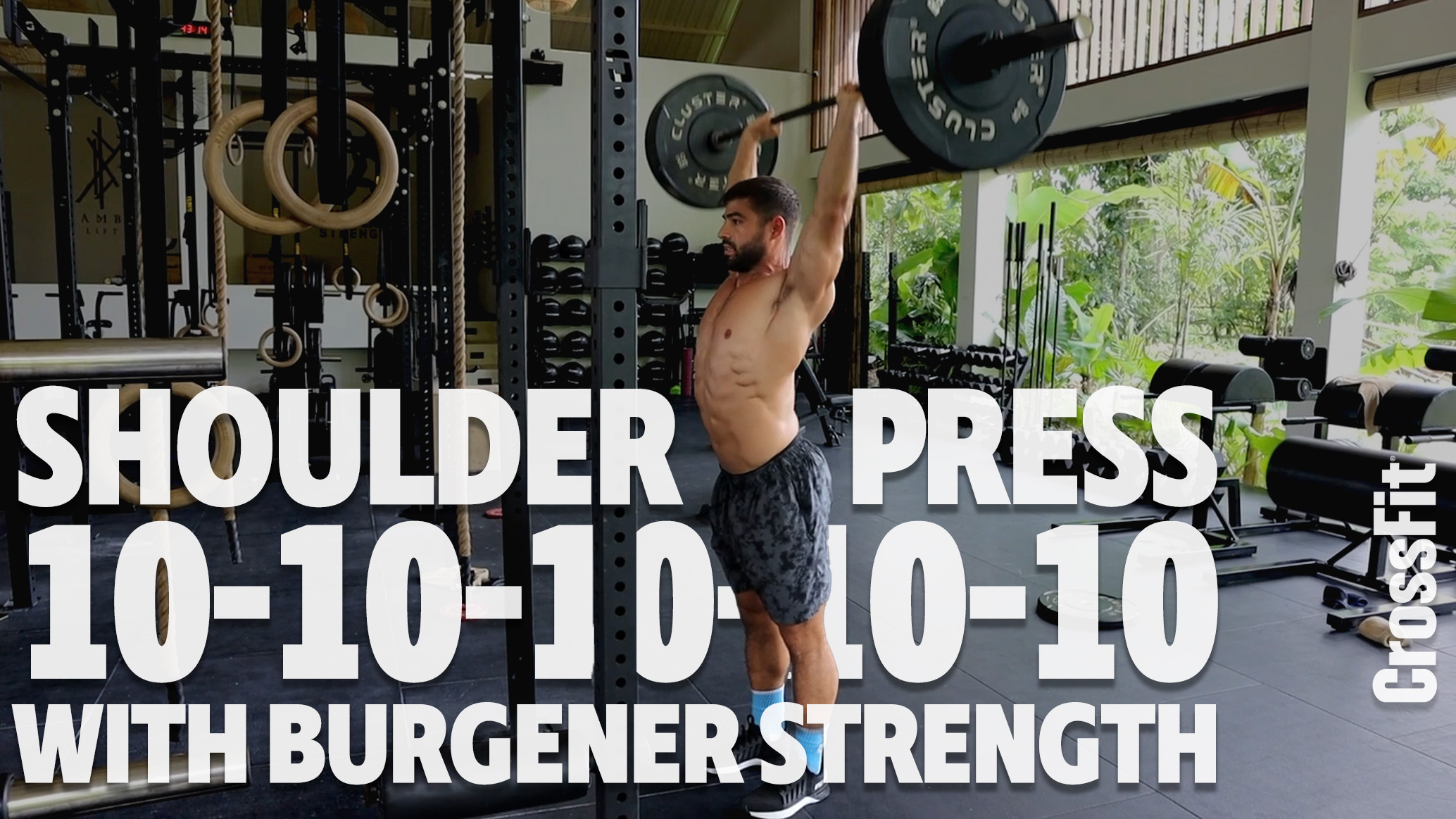 CrossFit WOD Demo Shoulder Presses With Burgener Strength