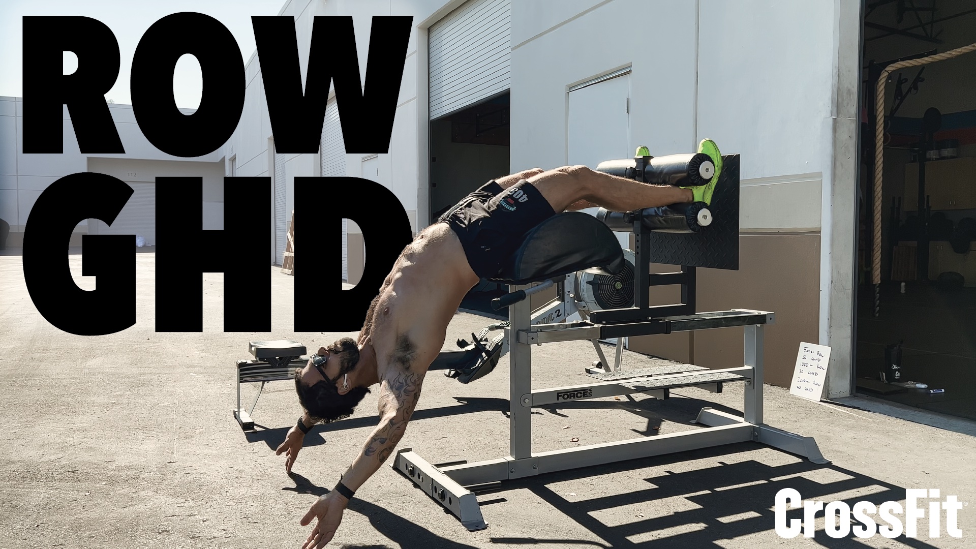 CrossFit | WOD Demo: Row, GHD