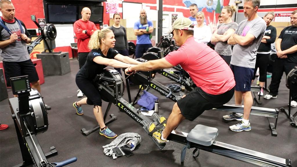 CrossFit Rowing Sticky Catch Drill