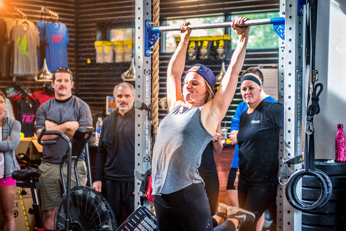 Jennifer Reichert Reid at CrossFit Tilt Waltham — Photo by Patrick Quinn-Paquet