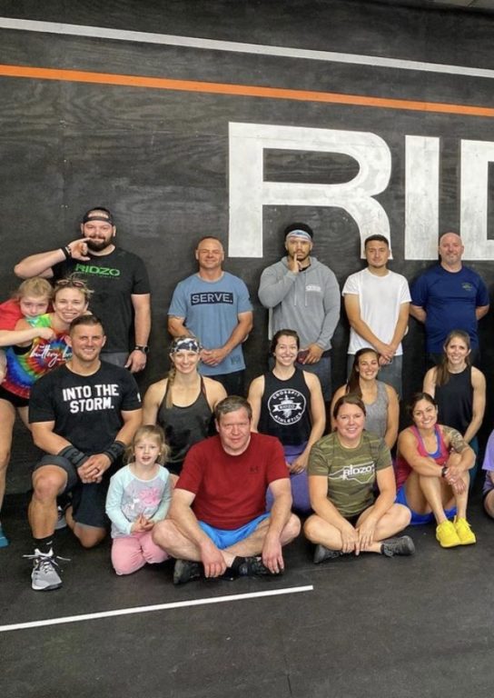 Members of CrossFit Ridzo pose for a photo