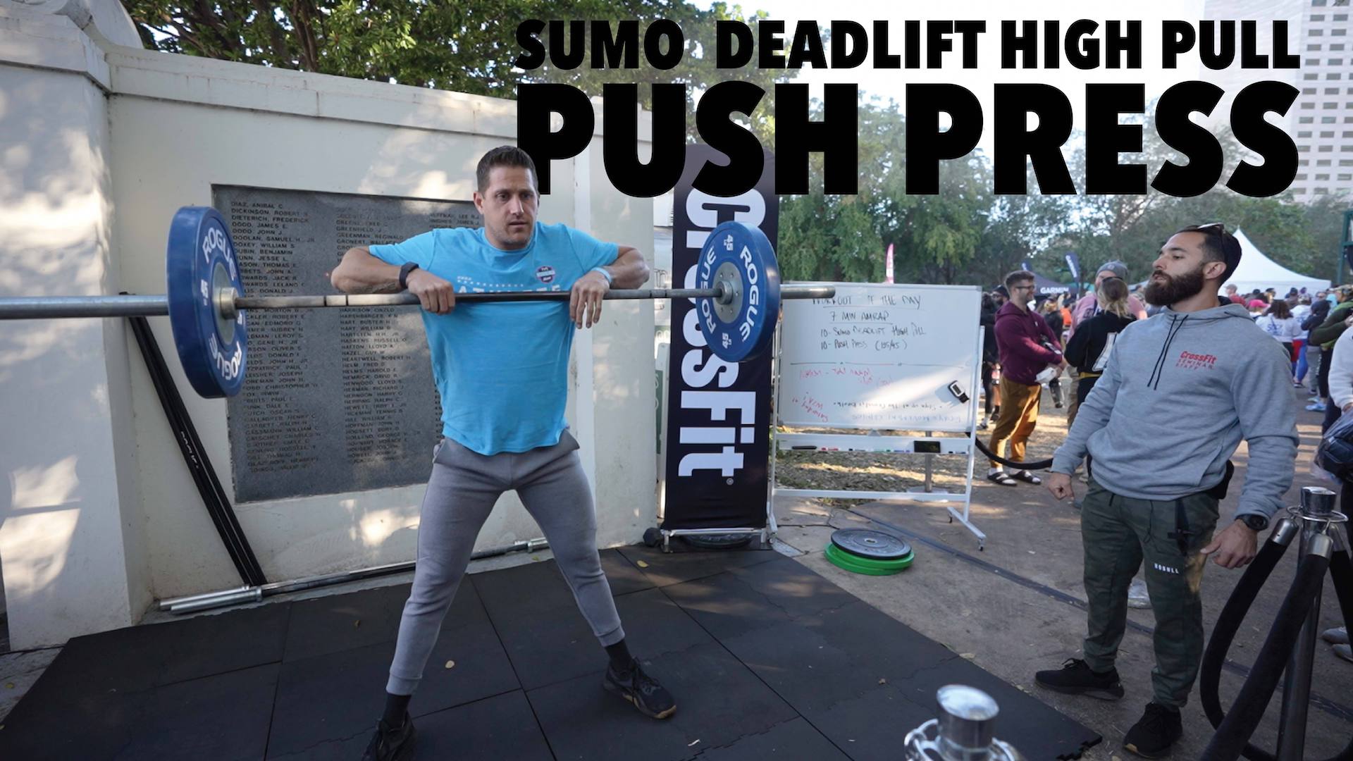 CrossFit WOD Demo 7 Minutes SDLHP, Push Press