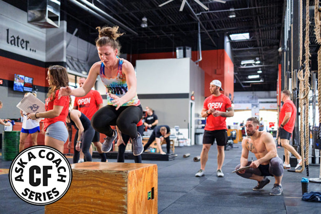 CrossFit Athlete Box Jumps