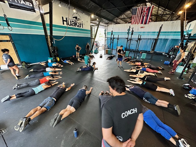 CrossFit Huaka’i class being coached