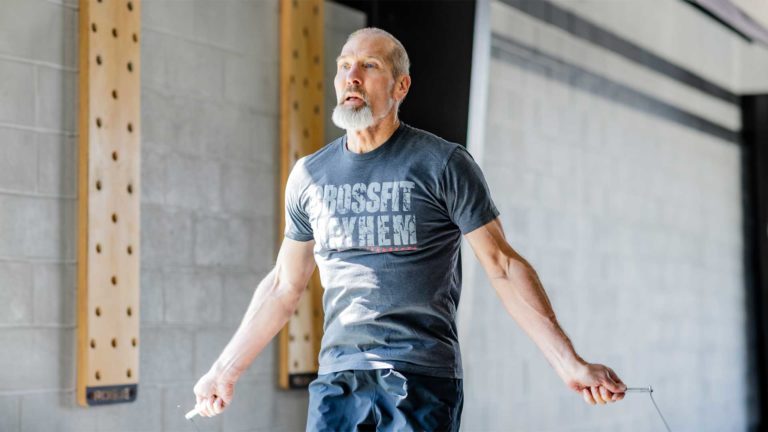 Double-unders at CrossFit Krypton in Chesapeake, Virginia