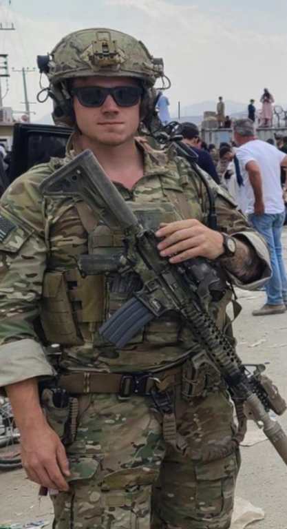 Ryan Knauss in military uniform