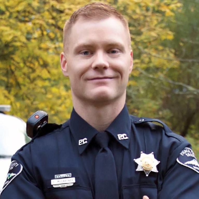 Daniel McCartney in his law enforcement uniform