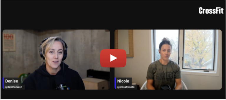 image of Nicole Christensen and Denise Thomas on a video screen