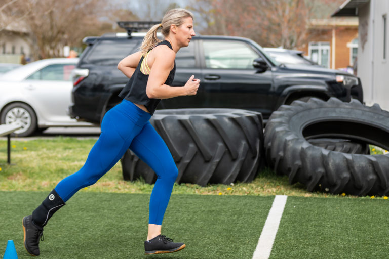 woman running
