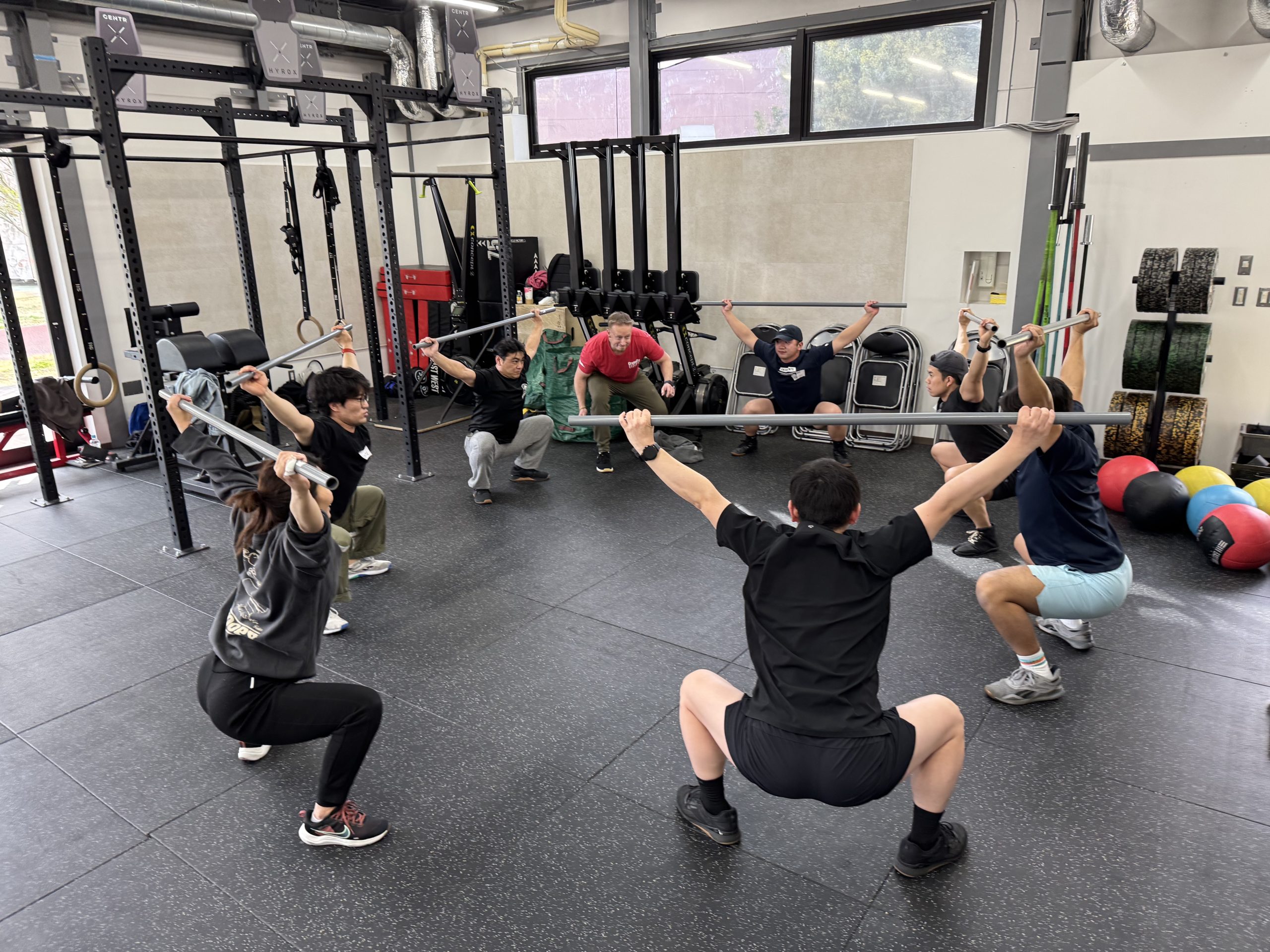 Adam Carlson coaching at a seminar