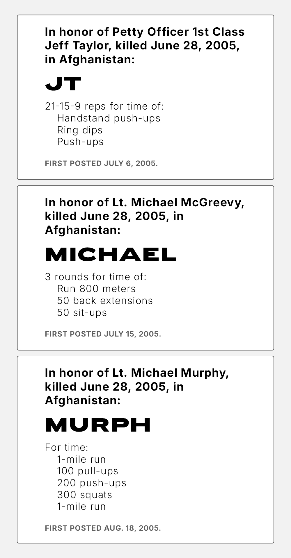 Hero Workouts