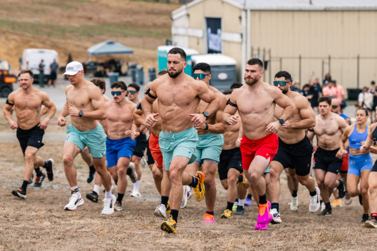 Men's division running at The Ranch