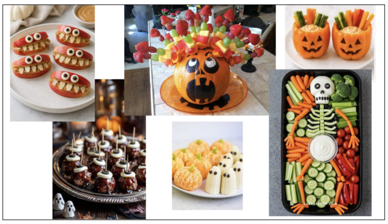 Image of healthy Halloween treats